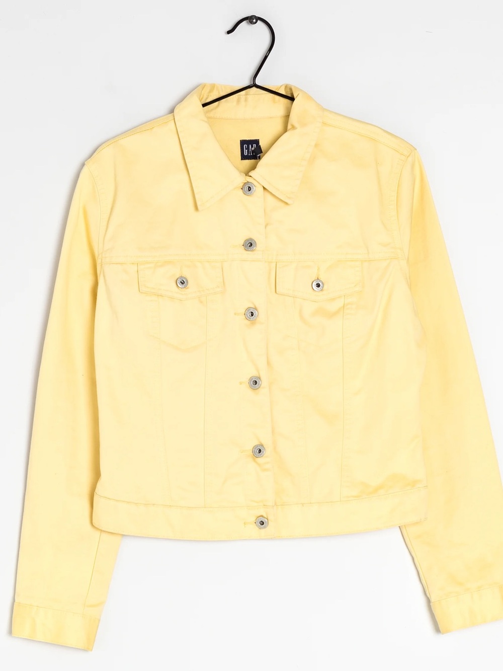 GAP Sunshine Yellow Denim Trucker Jacket Sz XL
